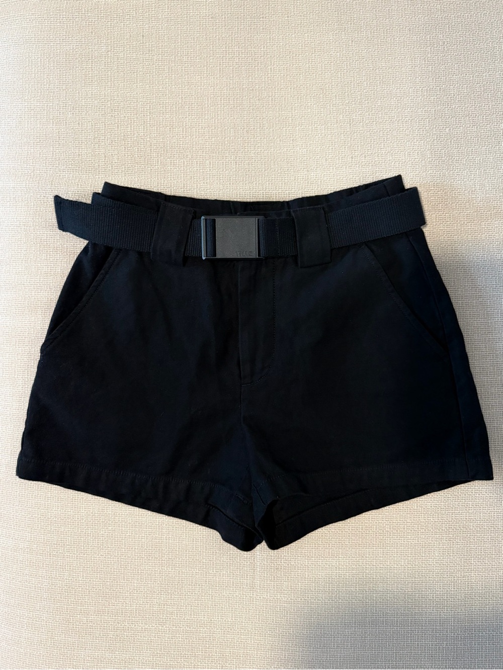 Aritzia TNA Ferry Shorts-  Women's High-Rise Casual Shorts with Belt